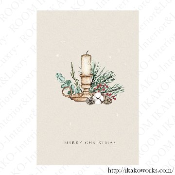 【国内配送・送料無料】クリスマス×シンプルデザインアート×Christmas/Xmas×キャンバスアート×アートポスター【1~3営業日で出荷】[f765]の画像