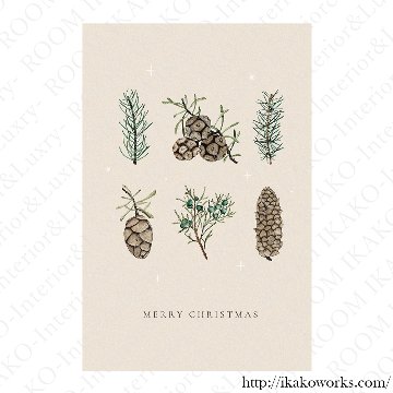 【国内配送・送料無料】クリスマス×シンプルデザインアート×Christmas/Xmas×キャンバスアート×アートポスター【1~3営業日で出荷】[f765]の画像