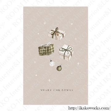 【国内配送・送料無料】クリスマス×シンプルデザインアート×Christmas/Xmas×キャンバスアート×アートポスター【1~3営業日で出荷】[f765]の画像