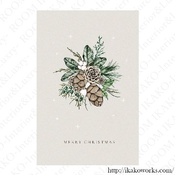 【国内配送・送料無料】クリスマス×シンプルデザインアート×Christmas/Xmas×キャンバスアート×アートポスター【1~3営業日で出荷】[f765]の画像