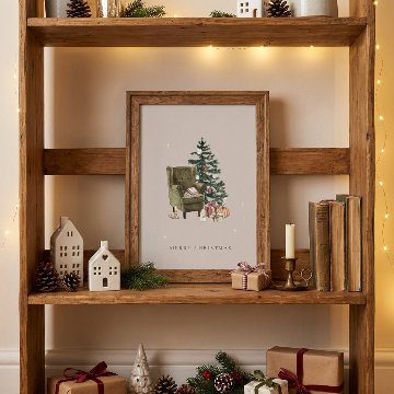 【国内配送・送料無料】クリスマス×シンプルデザインアート×Christmas/Xmas×キャンバスアート×アートポスター【1~3営業日で出荷】[f765]の画像