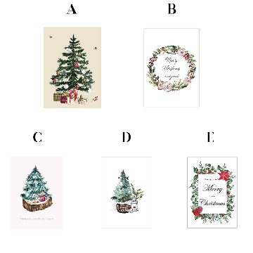 【国内配送・送料無料】クリスマスツリー×リースイラスト×Christmas・Xmas×キャンバスアート×アートポスター【1~3営業日で出荷】[f768]の画像