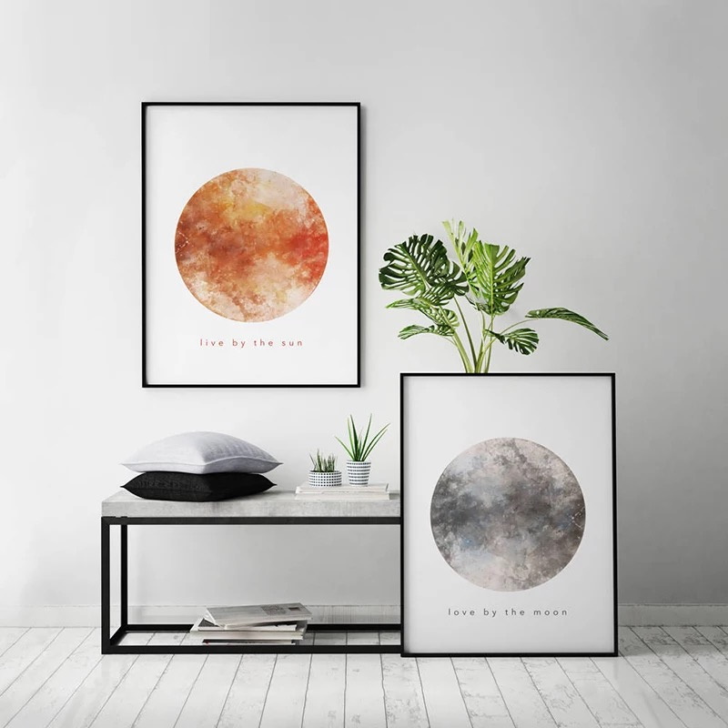 国内発送】【送料無料】太陽と月×SUN&MOON×天空アート
