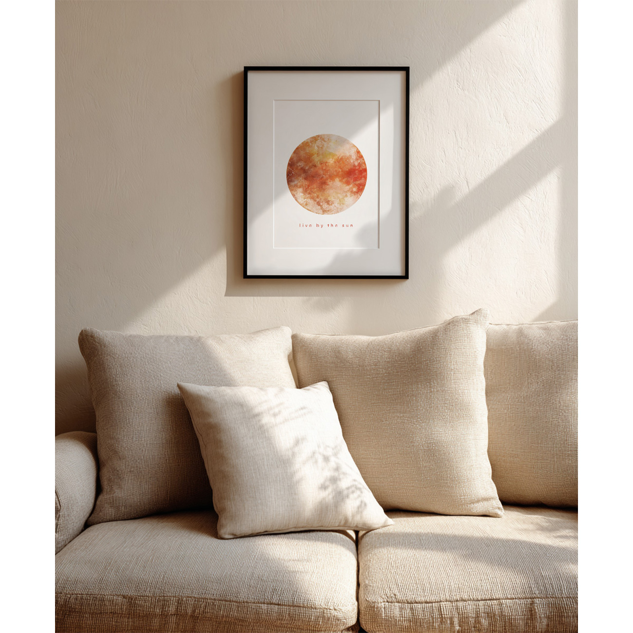 国内発送】【送料無料】太陽と月×SUN&MOON×天空アート×キャンパス