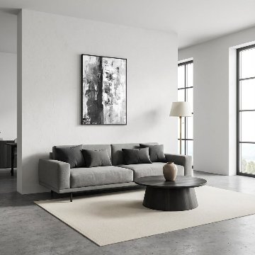 モノクロ絵画　抽象画　アート　インテリア　モデルルーム 国内配送・送料無料】モノトーン抽象画×グランジアート×キャンバス