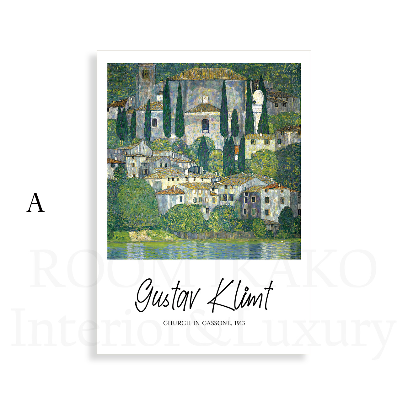 国内配送・送料無料】グスタフ・クリムト 【カッソーネの教会】×Gustav