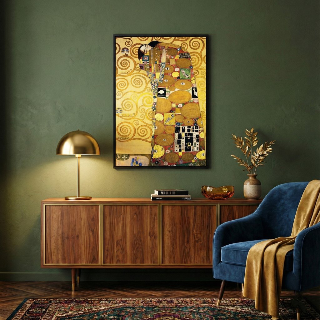 国内配送・送料無料】グスタフ・クリムト 【抱擁】×Gustav Klimt［The 