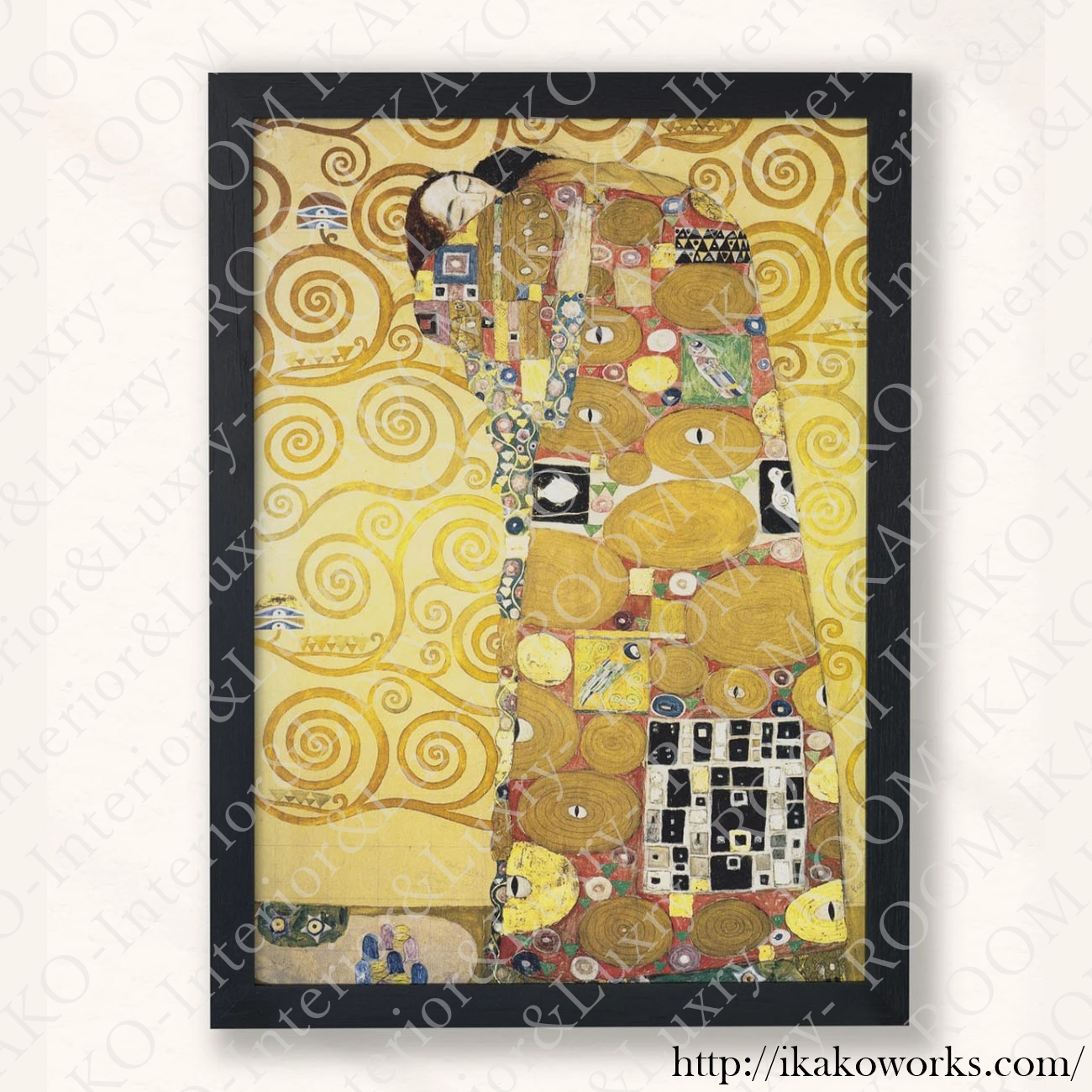 送料無料】グスタフ・クリムト 【抱擁】×Gustav Klimt［The