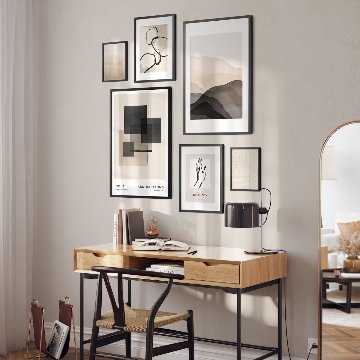 【国内配送・送料無料】モダンアート×抽象画×ハンド×ベージュ×イラスト×キャンバスアート×アートポスター【1~3営業日で出荷】[f801]の画像