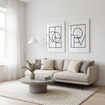［HOME｜LOVE］ラインアートキャンバス｜キャンバスアート[f807]の画像