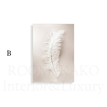 【国内配送・送料無料】羽根×翼×天使×wing×淡色×ニュアンスカラー×キャンバスアート×アートポスター【1~3営業日で出荷】[f809]の画像