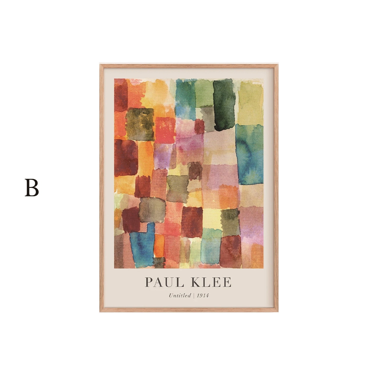 【国内配送・送料無料】パウル・クレー(Paul Klee)×Colors×カラフル×おしゃれキャンバスアート×アートポスター【1~3営業日で出荷】[f811]の画像