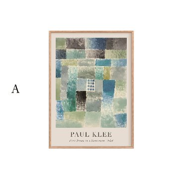 【国内配送・送料無料】パウル・クレー(Paul Klee)×Colors×カラフル×おしゃれキャンバスアート×アートポスター【1~3営業日で出荷】[f811]の画像