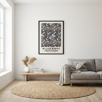 ウィリアム・モリスの植物柄キャンバスアート[f815]の画像
