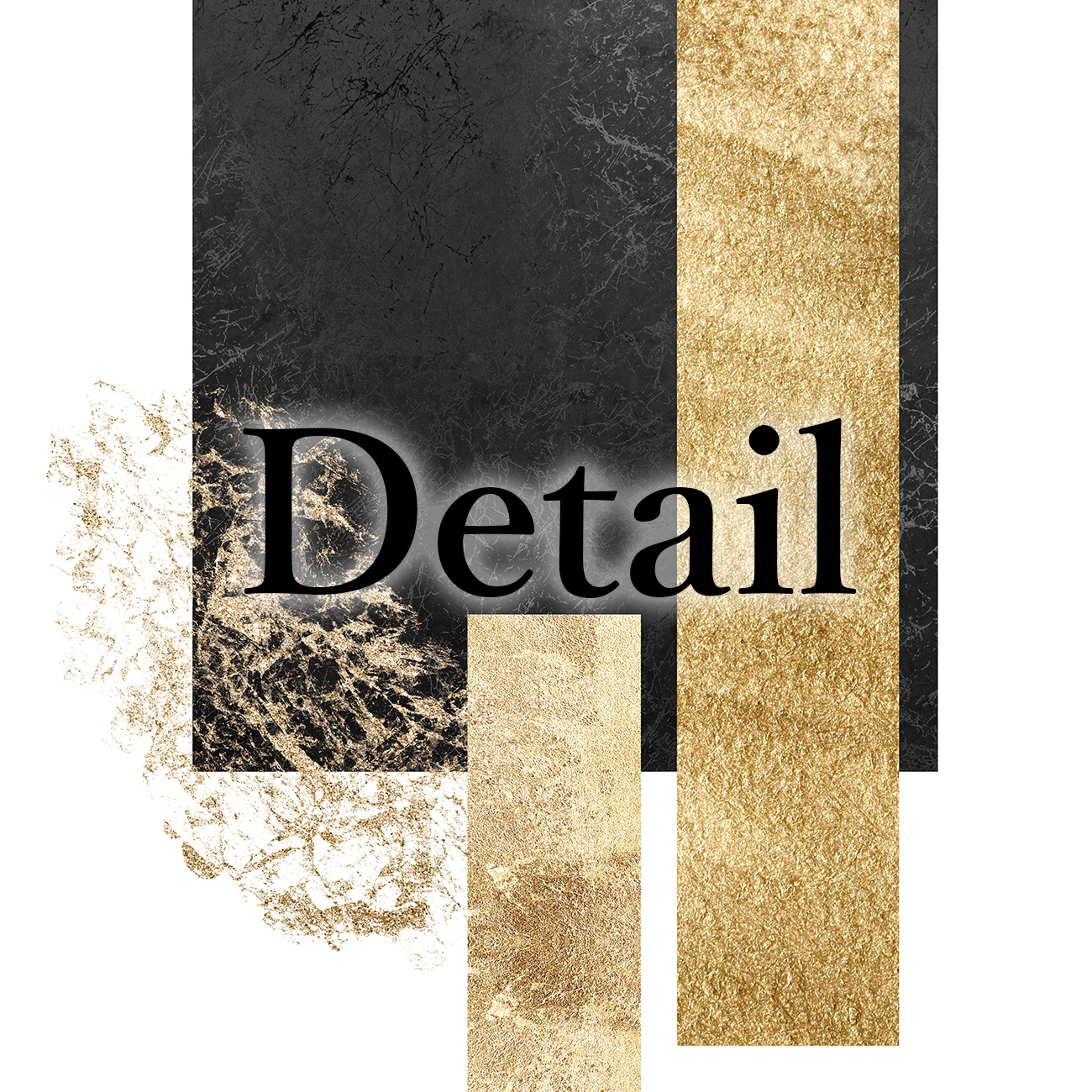 【国内配送・送料無料】「Golden」Seleneaアート×ブラックゴールド×上品キャンバスアート×アートポスター【1~3営業日で出荷】[f822]の画像