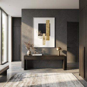【国内配送・送料無料】「Golden」Seleneaアート×ブラックゴールド×上品キャンバスアート×アートポスター【1~3営業日で出荷】[f822]の画像