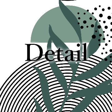 【国内配送・送料無料】グリーン×葉・リーフ抽象×夏デザインアート×キャンバスアート×アートポスター【1~3営業日で出荷】[f834]の画像