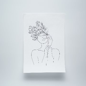 シンプル・英字・自然キャンバスアート/A4サイズ 【国内配送・送料無料】[sc002]の画像