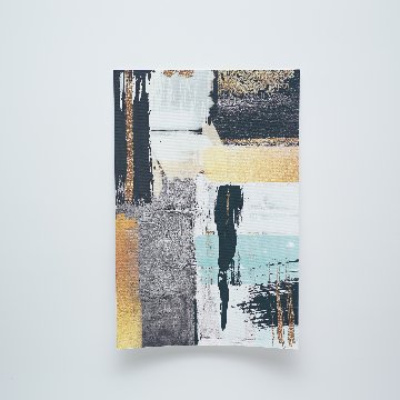 抽象デザインキャンバスアート/A4サイズ 【国内配送・送料無料】[sc021]の画像