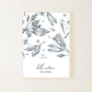 【国内配送・送料無料】ナチュラル×自然×葉×リーフ×シンプルデザイン×キャンバスアート×アートポスター【1~3営業日で出荷】[f840]の画像