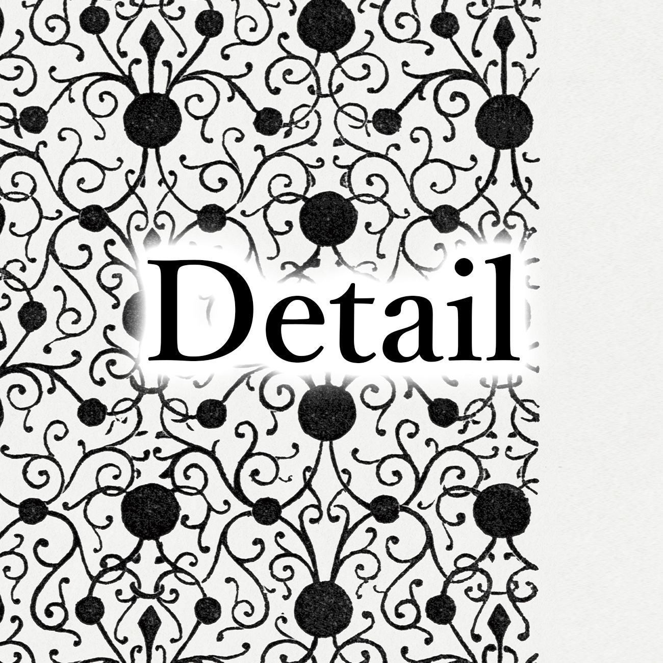 【国内配送・送料無料】アラベスク×ヴィクトリアン×モノトーン×シンプル・ミニマル×キャンバスアート×アートポスター【1~3営業日で出荷】[f850]の画像