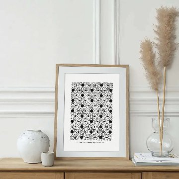 【国内配送・送料無料】アラベスク×ヴィクトリアン×モノトーン×シンプル・ミニマル×キャンバスアート×アートポスター【1~3営業日で出荷】[f850]の画像