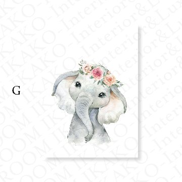 【国内配送・送料無料】フラワーアニマル×花と動物×キャンバスアート×アートポスター【1~3営業日で出荷】[f851]の画像