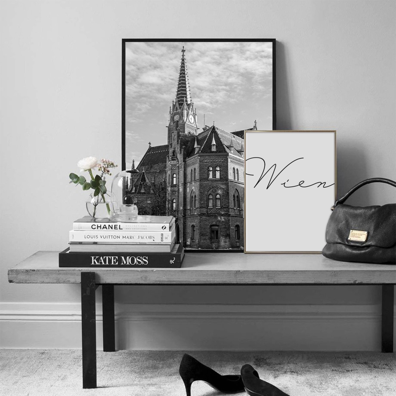 国内配送・送料無料】オーストリア・ウィーン×宮殿×モノトーン