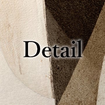 ブラウン×ベージュのオーガニック曲線アート｜キャンバスアート[f862]の画像