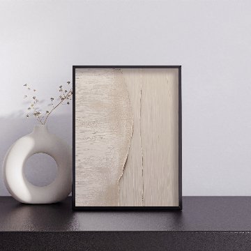 【国内配送・送料無料】流・ピンクベージュインクデザイン×抽象×キャンバスアート×アートポスター【1~3営業日で出荷】[f863]の画像