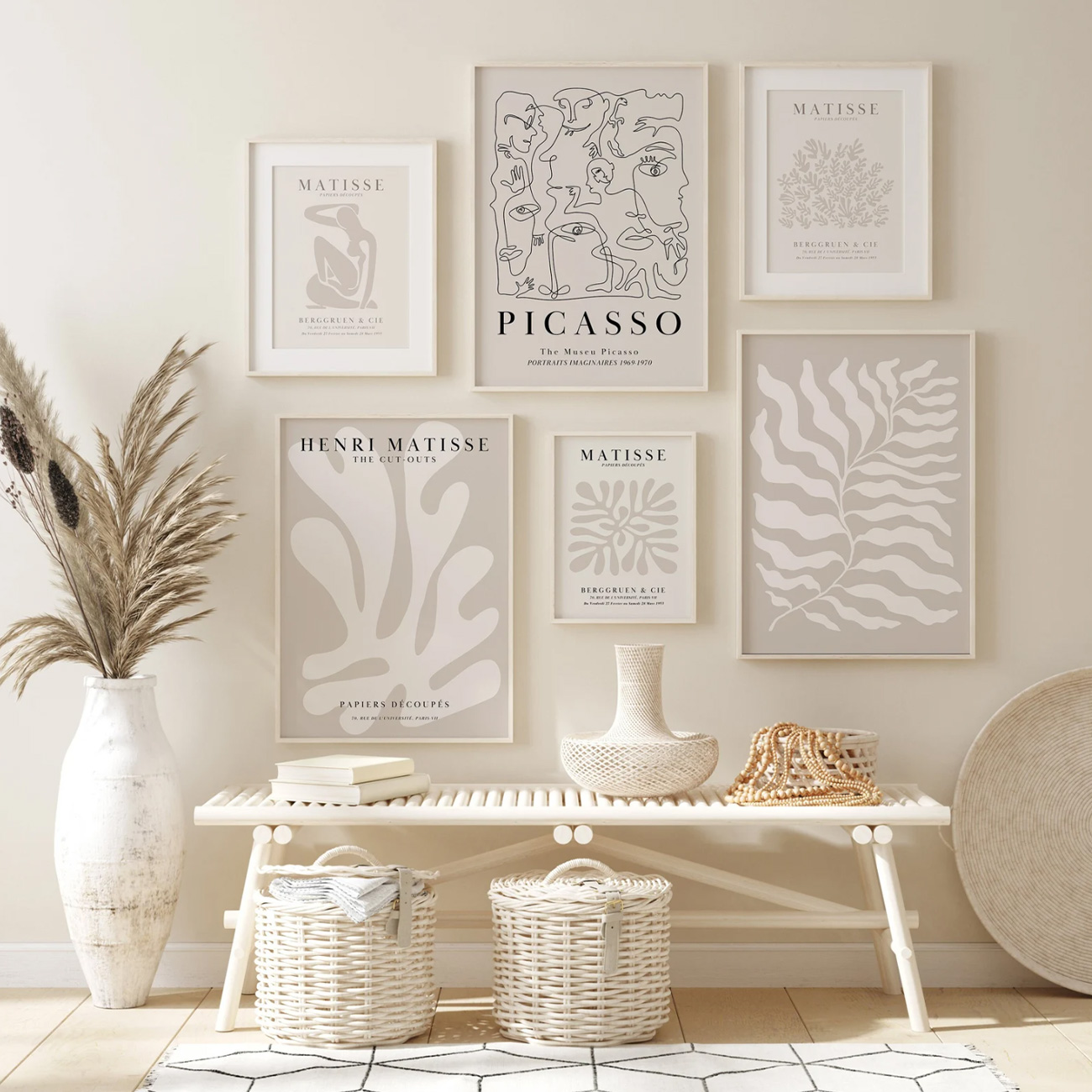 【国内配送・送料無料】マティス｜MATISSE×ピカソ～PICCASO×ニュアンス×ナチュラル×キャンバスアート×アートポスター【1~3営業日で出荷】[f865]の画像