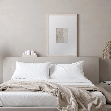 【国内配送・送料無料】やわらかモダン×ブラウン抽象デザイン×キャンバスアート×アートポスター【1~3営業日で出荷】[f874]の画像