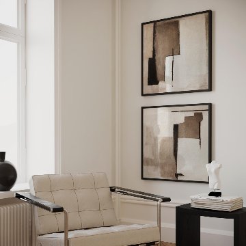 【国内配送・送料無料】ペーパーライクシリーズ×ブラウンベース×キャンバスアート×アートポスター【1~3営業日で出荷】[f875]の画像