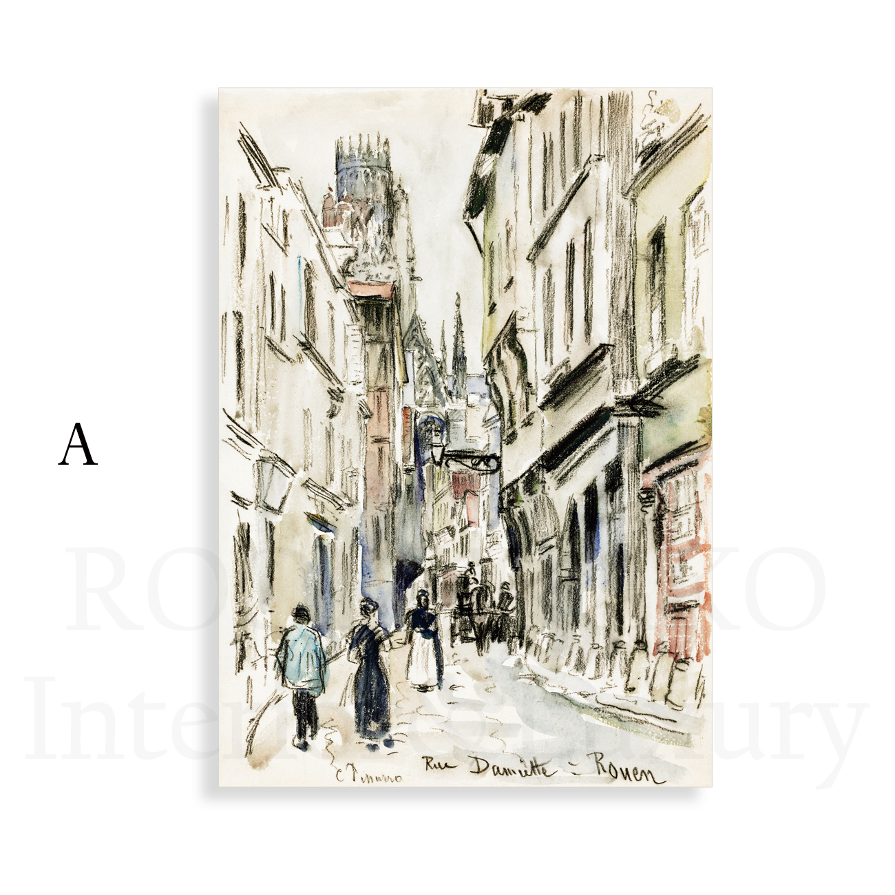 【国内配送・送料無料】カミーユ・ピサロ(Camille Pissarro)×キャンバスアート×アートポスター【1~3営業日で出荷】[f880]の画像