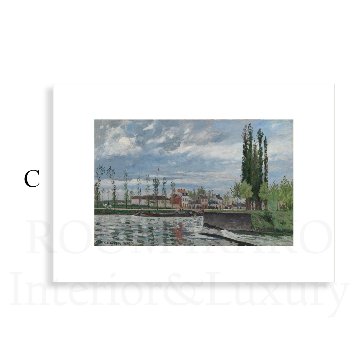 【国内配送・送料無料】カミーユ・ピサロ(Camille Pissarro)×キャンバスアート×アートポスター【1~3営業日で出荷】[f880]の画像