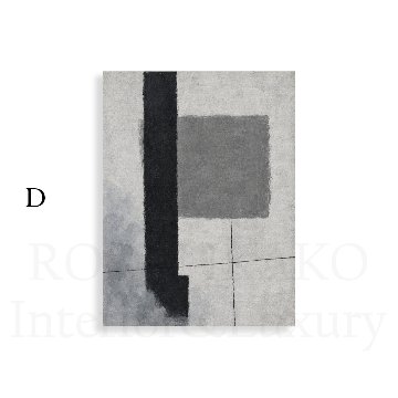 ［MONO STRUCTURE］モノトーンの幾何学キャンバスアート[f896]の画像