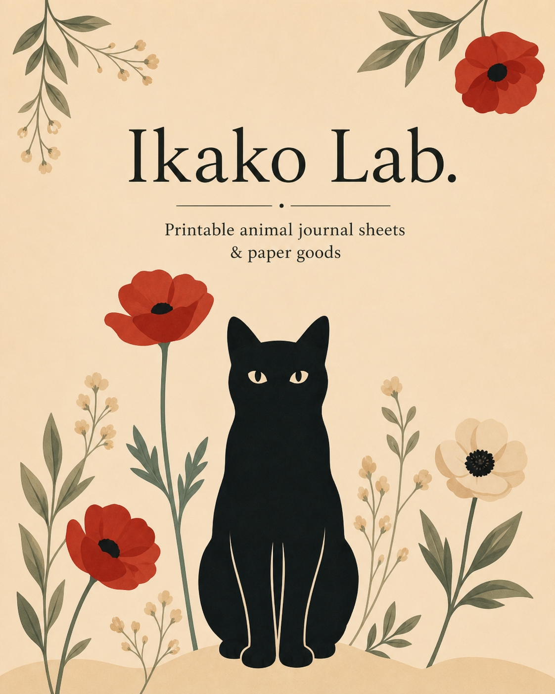 Kahoshi Design Labの幻想的なイラスト素材を使った作例イメージ