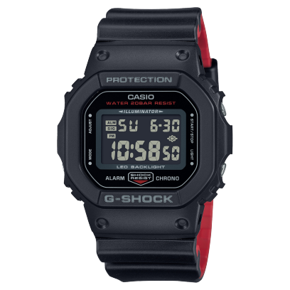 g-shock:DW-5600UHR-1JF【15時までの注文で当日発送(休業日を除く)・国内正規品・ノベルティ付・ギフト包装無料】メンズ腕時計の画像