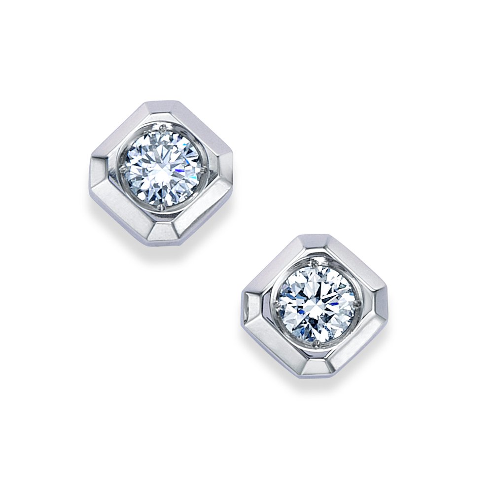 ロイヤルアッシャーJHA0081BP【新品】【国内正規品】【ノベルティ付・ギフト包装無料】プラチナ ダイヤモンドピアスの画像