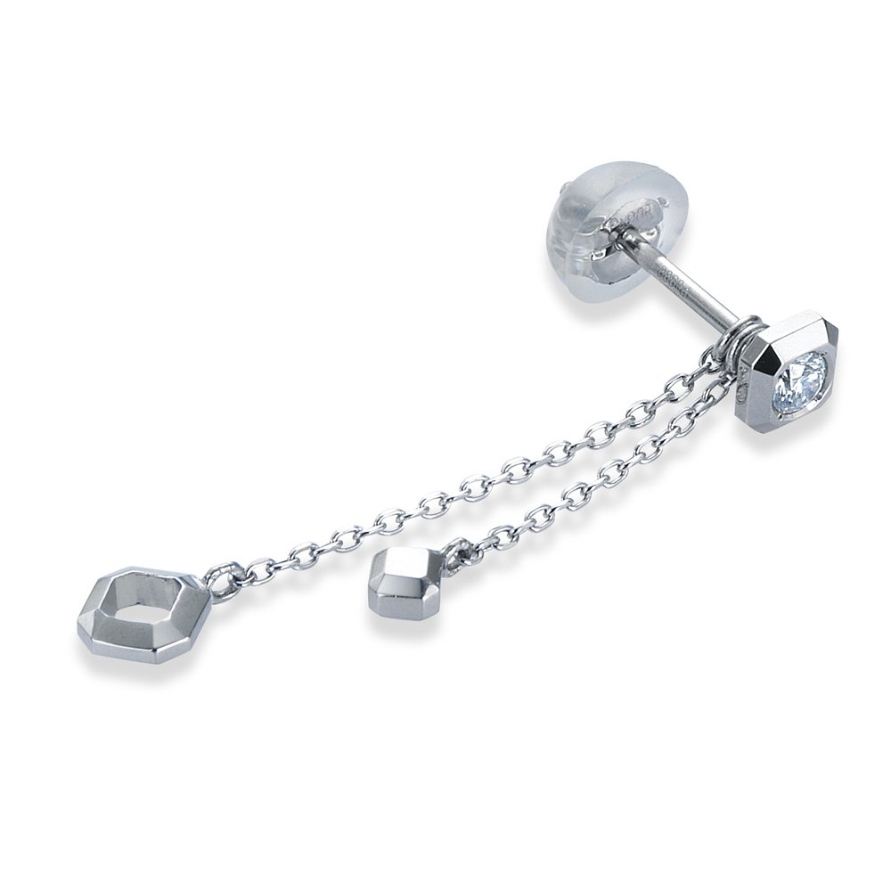 ロイヤルアッシャーJHA0081BP【新品】【国内正規品】【ノベルティ付・ギフト包装無料】プラチナ ダイヤモンドピアスの画像