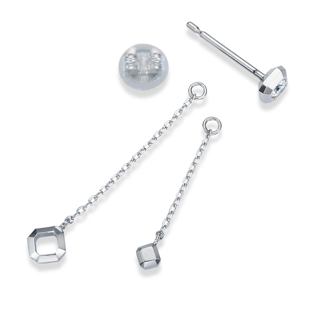 ロイヤルアッシャーJHA0081BP【新品】【国内正規品】【ノベルティ付・ギフト包装無料】プラチナ ダイヤモンドピアスの画像