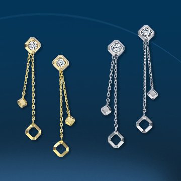 ロイヤルアッシャーJHA0081BP【新品】【国内正規品】【ノベルティ付・ギフト包装無料】プラチナ ダイヤモンドピアスの画像