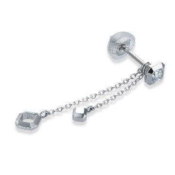 ロイヤルアッシャーJHA0081BP【新品】【国内正規品】【ノベルティ付・ギフト包装無料】プラチナ ダイヤモンドピアスの画像