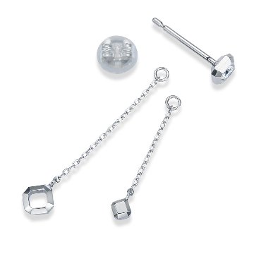 ロイヤルアッシャーJHA0081BP【新品】【国内正規品】【ノベルティ付・ギフト包装無料】プラチナ ダイヤモンドピアスの画像