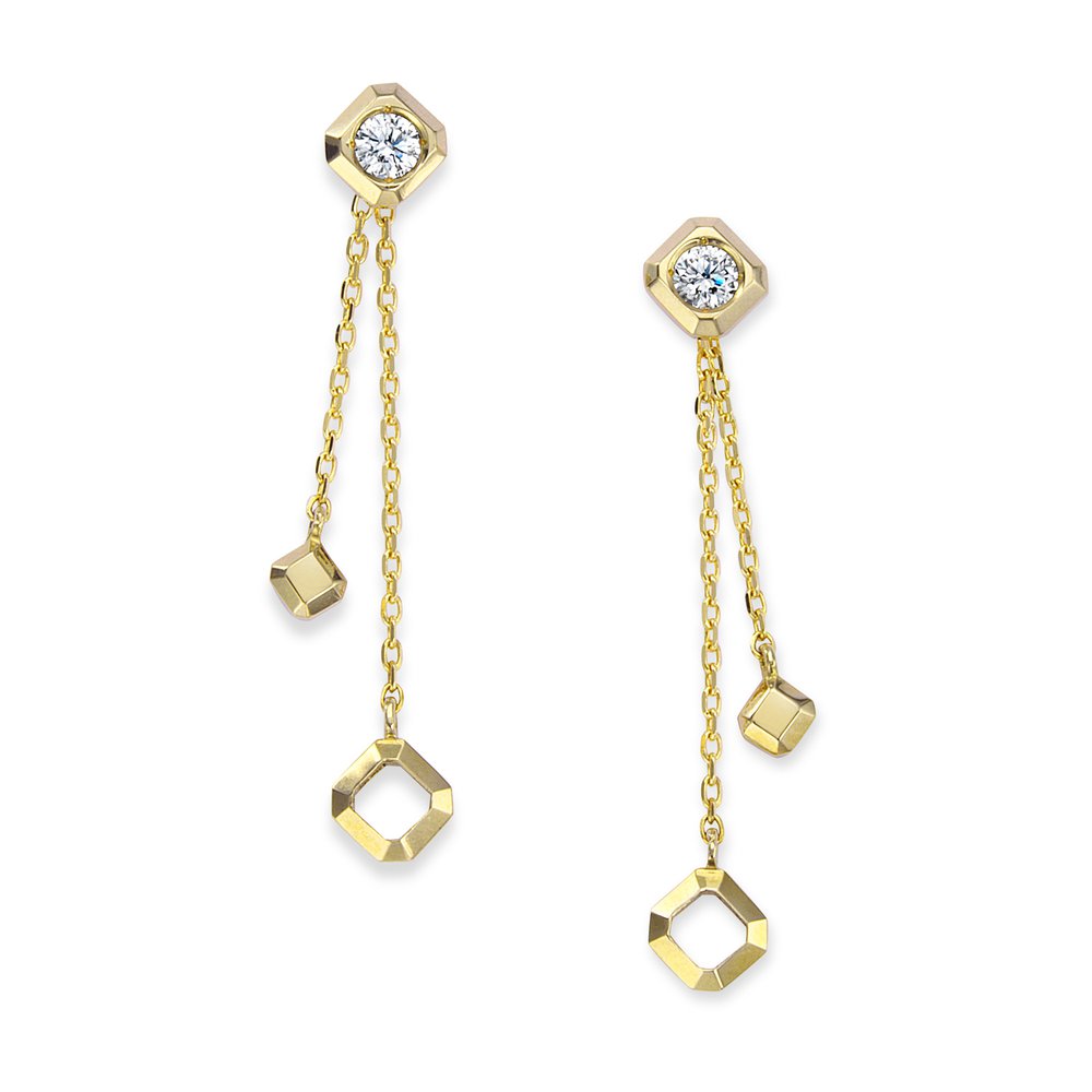 ロイヤルアッシャーJHF0081G【新品】【国内正規品】【ノベルティ付・ギフト包装無料】K18 2WAYダイヤモンドピアスの画像