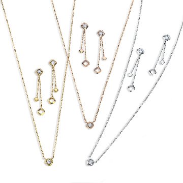 ロイヤルアッシャーJHF0081G【新品】【国内正規品】【ノベルティ付・ギフト包装無料】K18 2WAYダイヤモンドピアスの画像