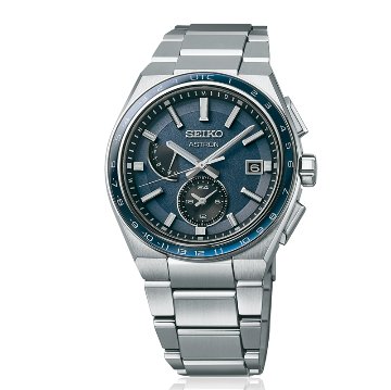 SBXY037 ｾｲｺｰｱｽﾄﾛﾝ【ﾉﾍﾞﾙﾃｨ付・ｷﾞﾌﾄ包装・ﾍﾞﾙﾄ調整無料・新品正規品】ｿｰﾗｰ電波 ﾒﾝｽﾞ腕時計の画像