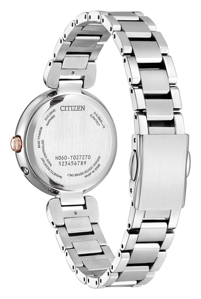 ES9466-65W クロスシー【ノベルティ付・新品正規品】【ｷﾞﾌﾄ包装･ﾍﾞﾙﾄ調整無料】ｿｰﾗｰ電波　レディース腕時計　北川景子さん着用CMモデルの画像