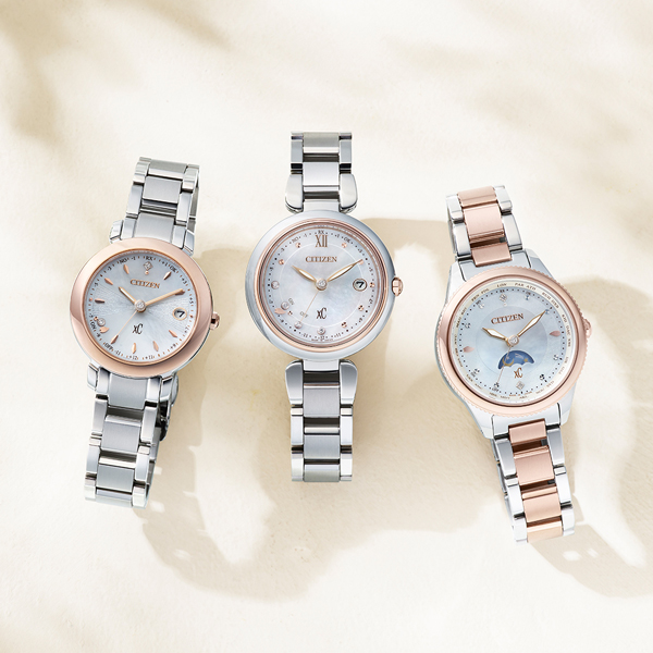 ES9466-65W クロスシー【ノベルティ付・新品正規品】【ｷﾞﾌﾄ包装･ﾍﾞﾙﾄ調整無料】ｿｰﾗｰ電波　レディース腕時計　北川景子さん着用CMモデルの画像