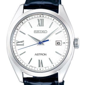 SBXY035 ｾｲｺｰｱｽﾄﾛﾝ【ﾉﾍﾞﾙﾃｨ付・ｷﾞﾌﾄ包装・ﾍﾞﾙﾄ調整無料・新品正規品】ｿｰﾗｰ電波 ﾒﾝｽﾞ腕時計の画像